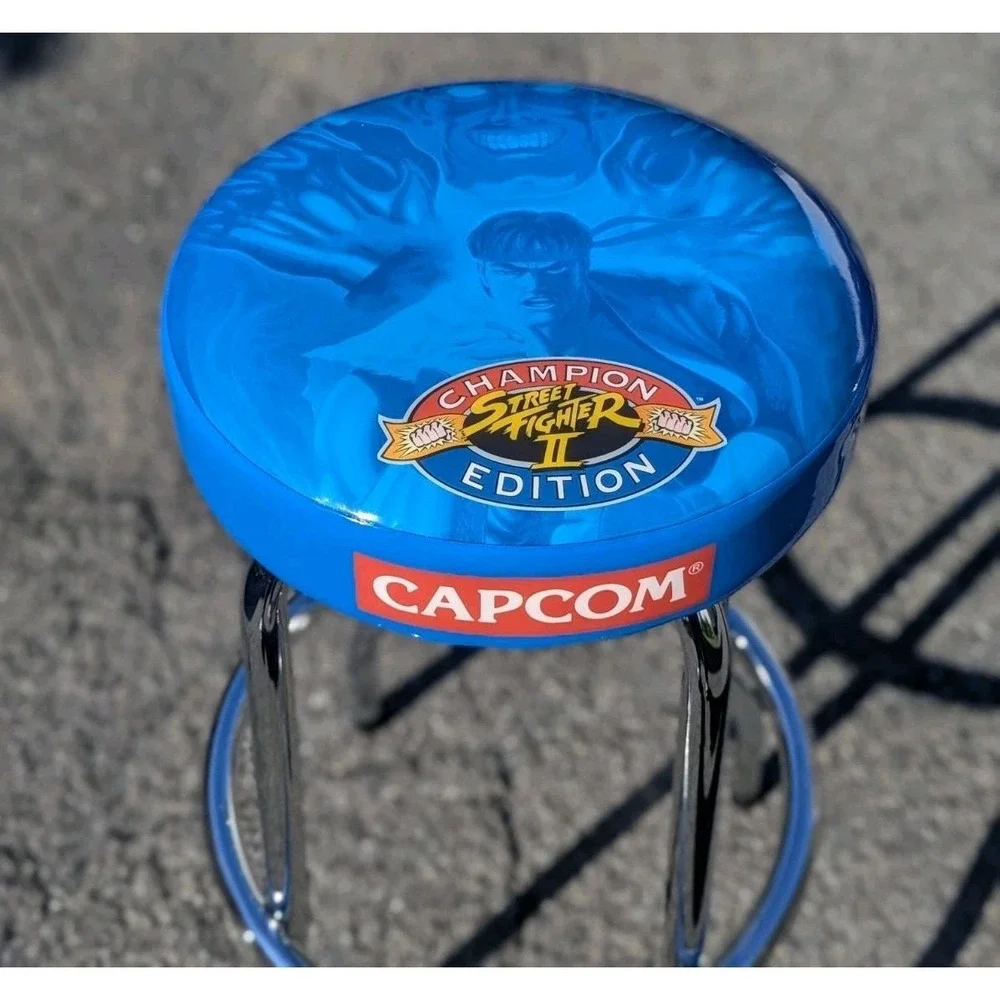 Retro Gaming Arcade Capcom Street Fighter II Champion Edition Bar Stool 29